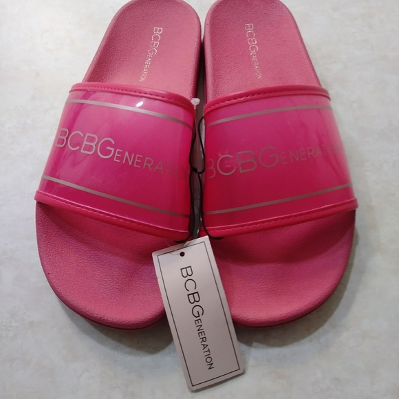 BCBG pink Slides NWT - Picture 5 of 6